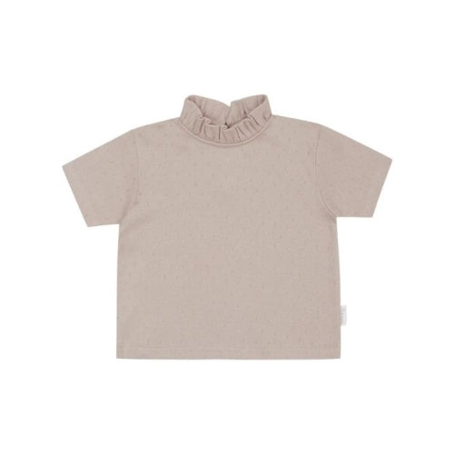 T-shirt Pointelle - vieux rose / 74/80 | leevje