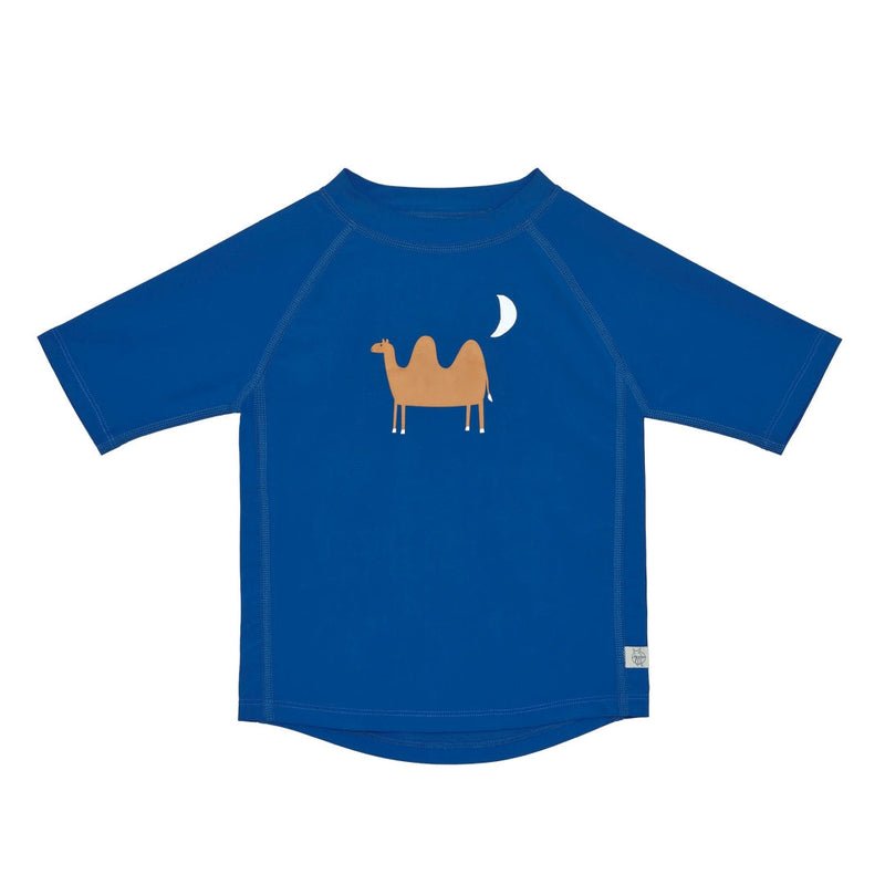 UV swim shirt short sleeve blue – camel, size 86 | Lässig