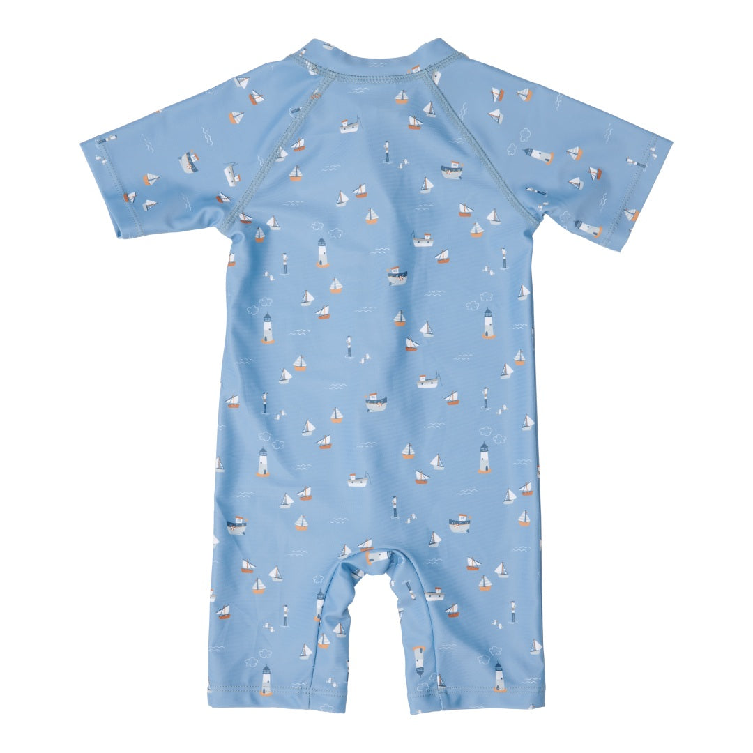 Maillot de bain Sailors Bay bleu foncé | Little Dutch - 98/104