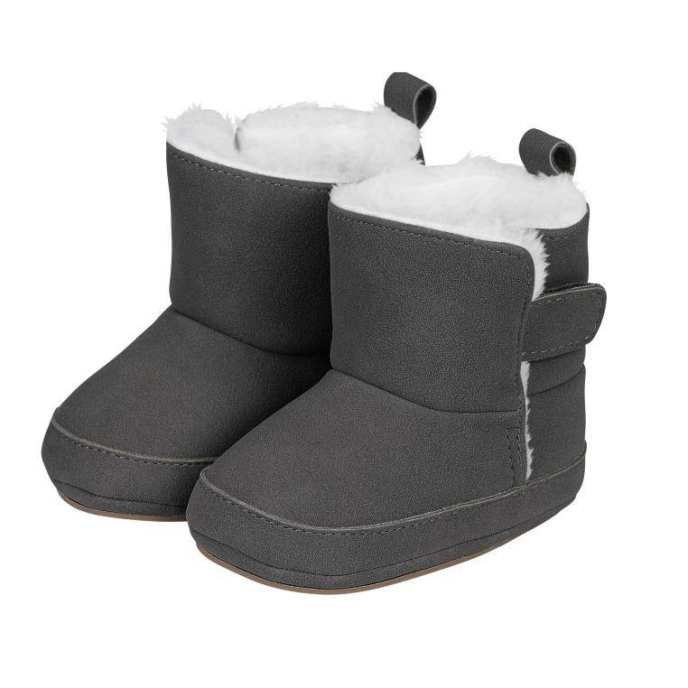 Baby boots size 17/18, iron grey | Sterntaler