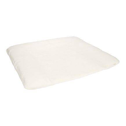 Changing mat cover 75 x 85 cm Pure Soft White | Little Dutch