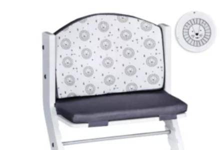 Rembourrage Lion pour chaise haute enfant Gris | tiSsi®