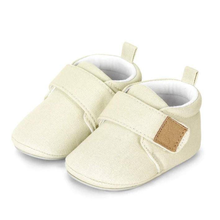 Baby crawling shoes size 21/22, beige | Sterntaler