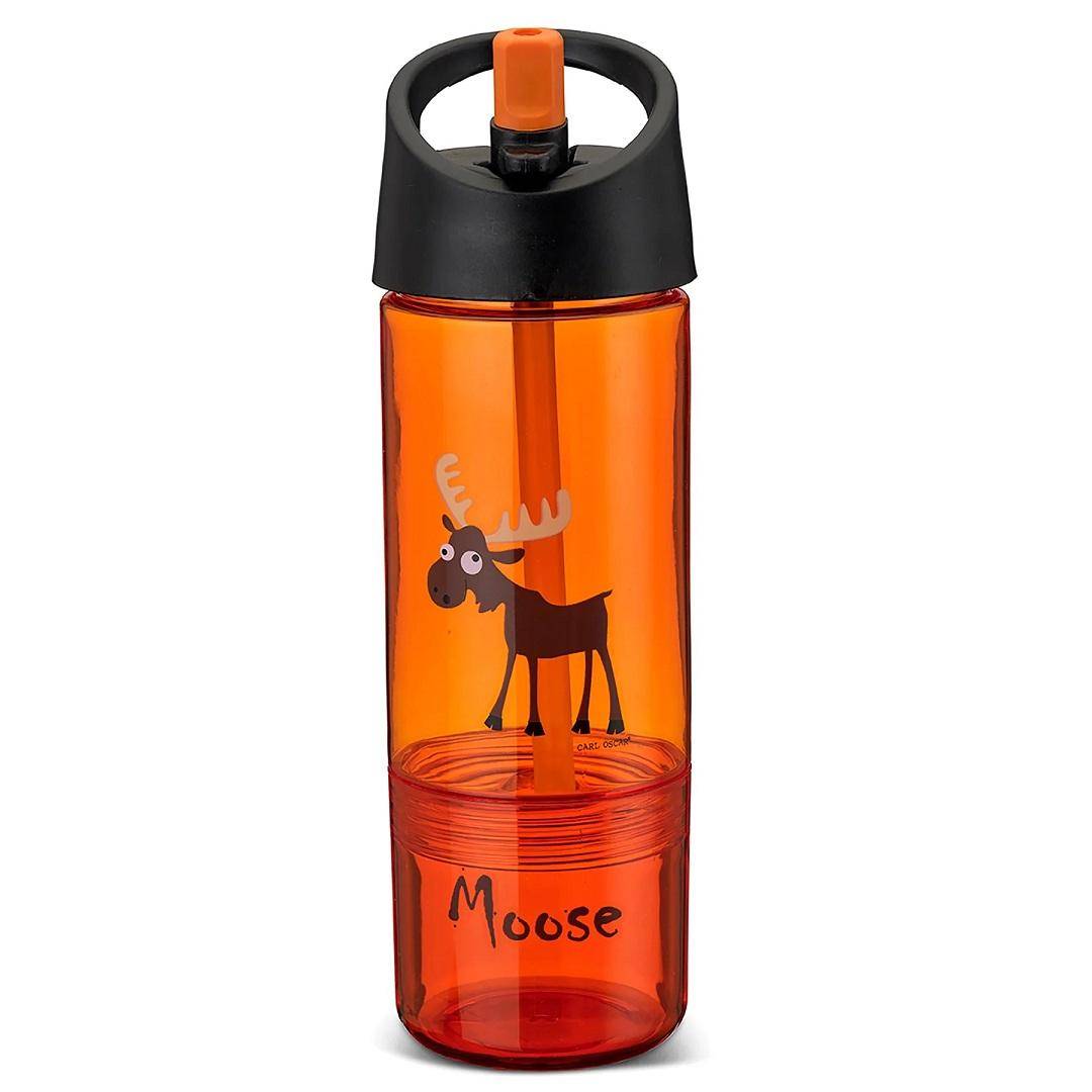 Gourde 2 en 1, 300 ml + 150 ml, orange I Carl Oscar