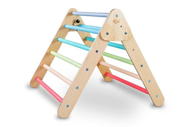 Triangle d'escalade Pastel Coloré | Triangle de Pikler | tiSsi®