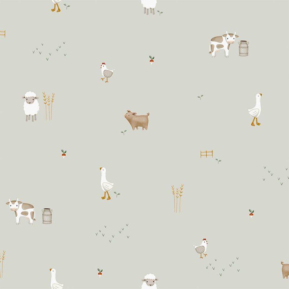Non-woven wallpaper Little Farm | Little Dutch