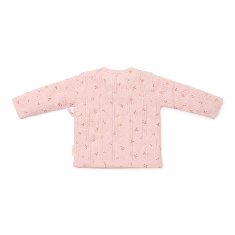 Pink Baby Girls' Wrap-Around Bodysuit – soft & practical for the first few weeks