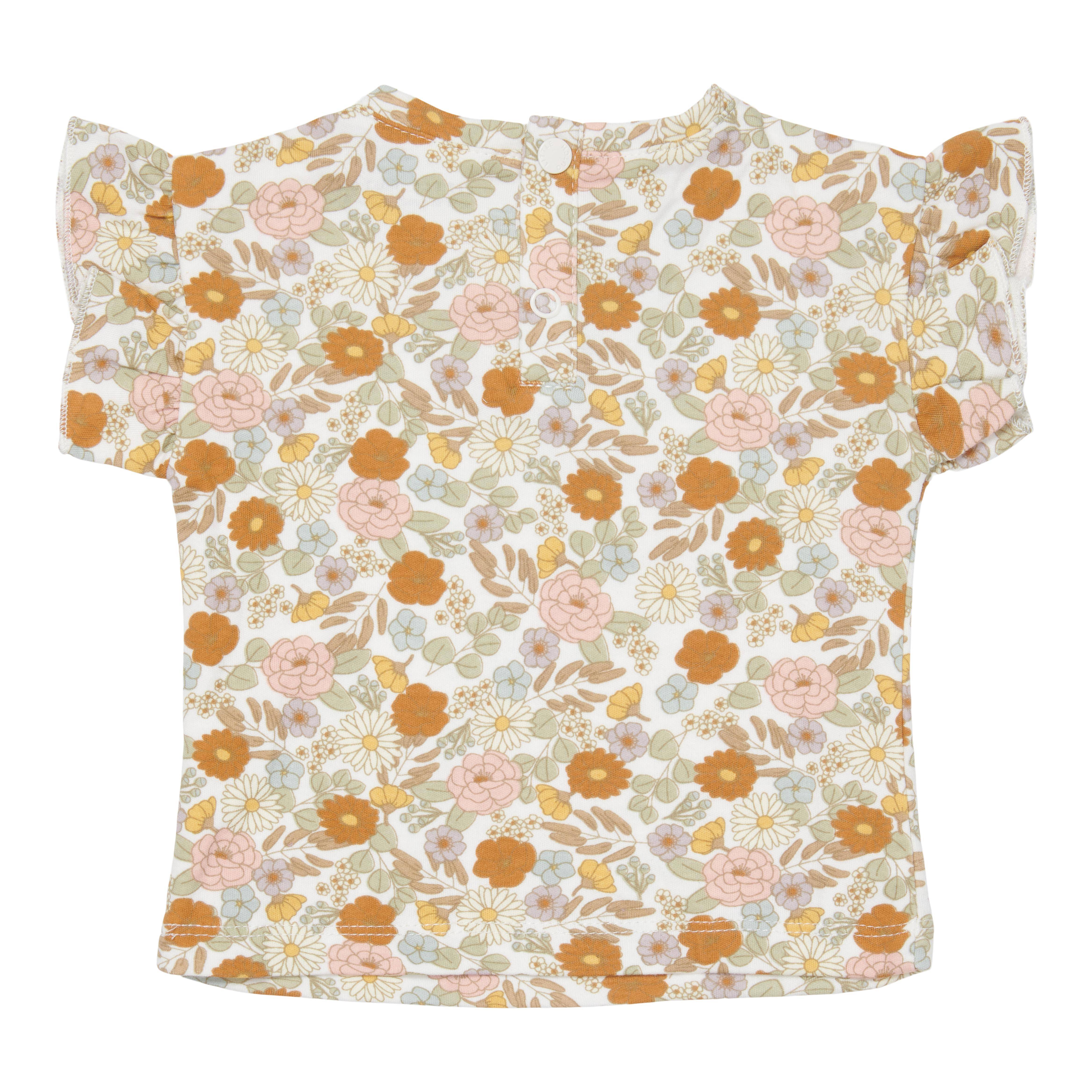 T-shirt manches courtes Vintage Petites Fleurs - 50/56 | Little Dutch