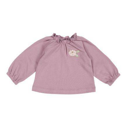 Chemise manches longues Vintage Petites Fleurs Mauve - 50/56 | Little Dutch