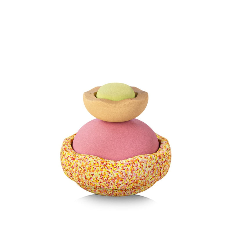 Stapelstein Inside set of 4 warm pastel | stacking stone