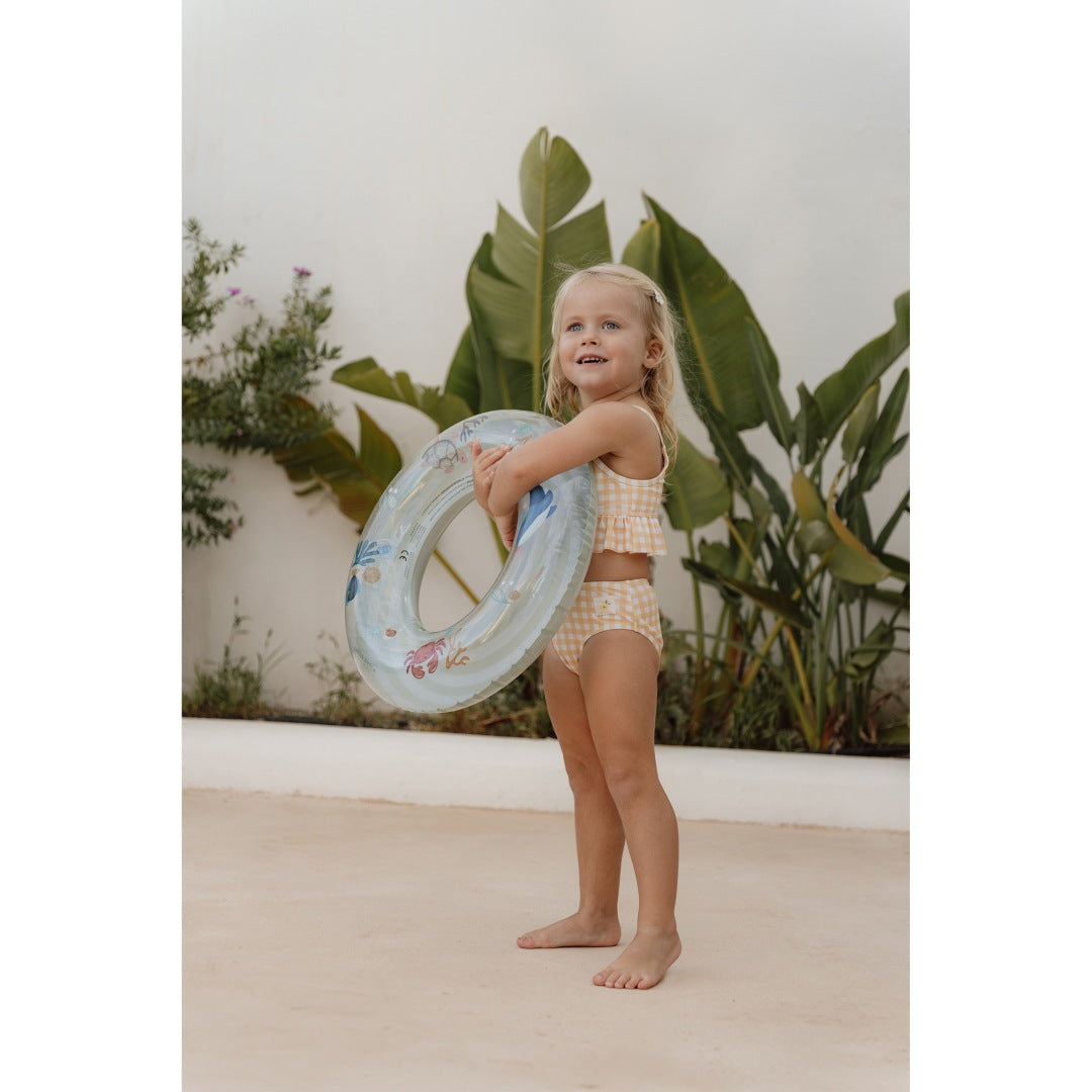 Bouée de natation pour enfants 50 cm verte – pour piscine et plage