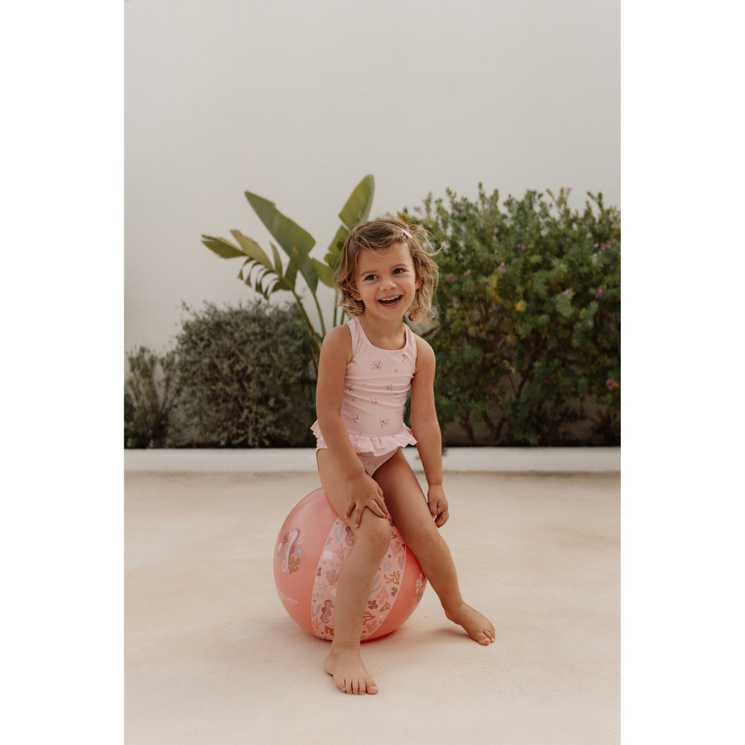 Ballon de plage Ocean Dreams Rose 35 cm – Jeu de balle pour enfants