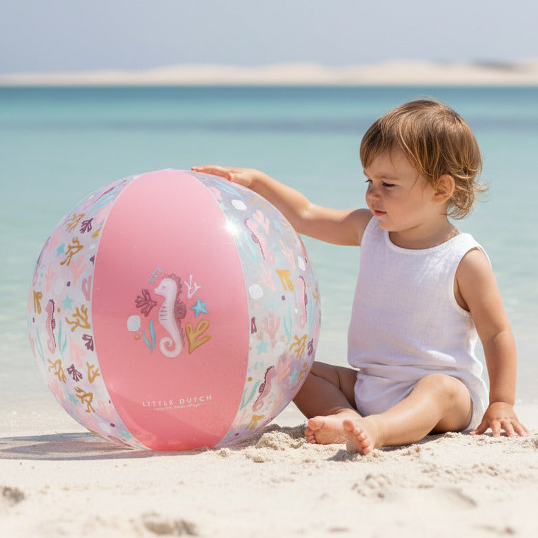 Ballon de plage Ocean Dreams Rose 35 cm – Jeu de balle pour enfants
