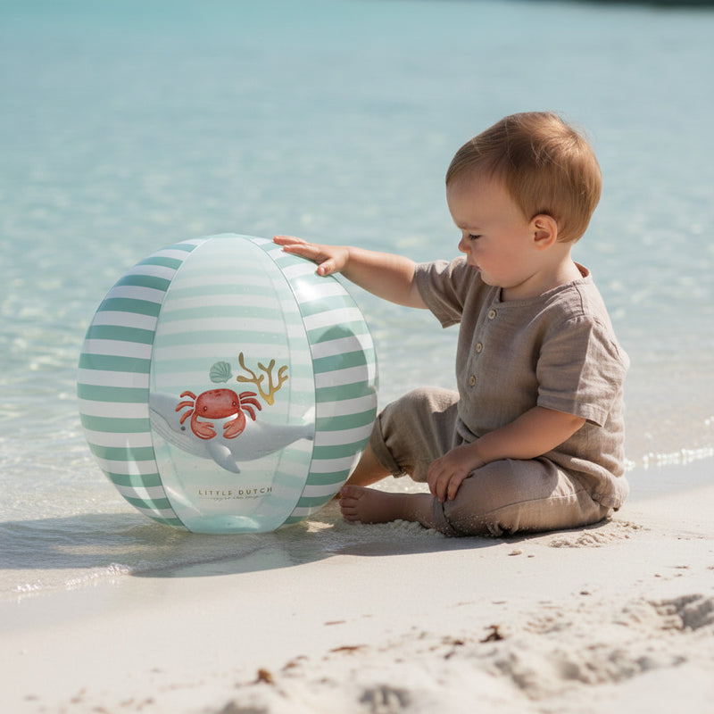 Beach Ball Fresh Greens 35 cm – Water Fun for Kids