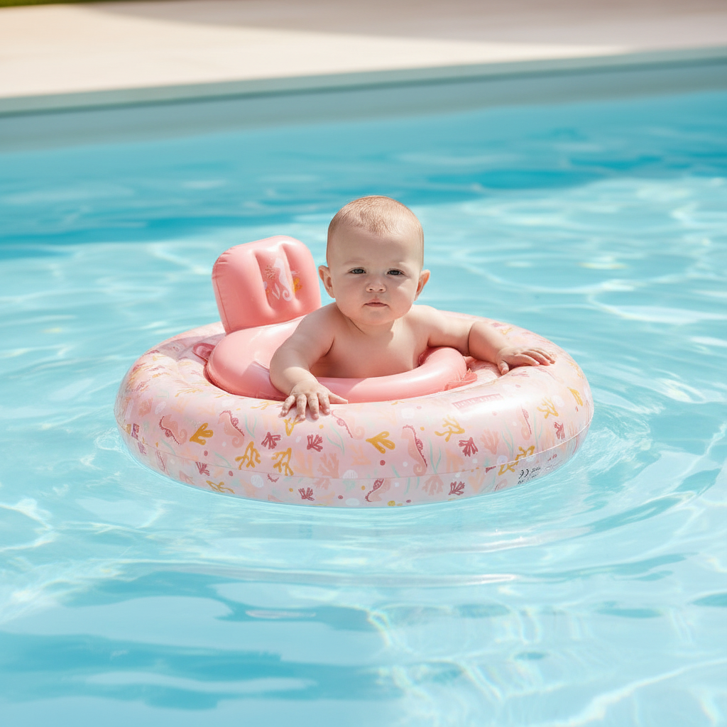 Baby Schwimmring mit Sitz für sicheren Wasserspaß