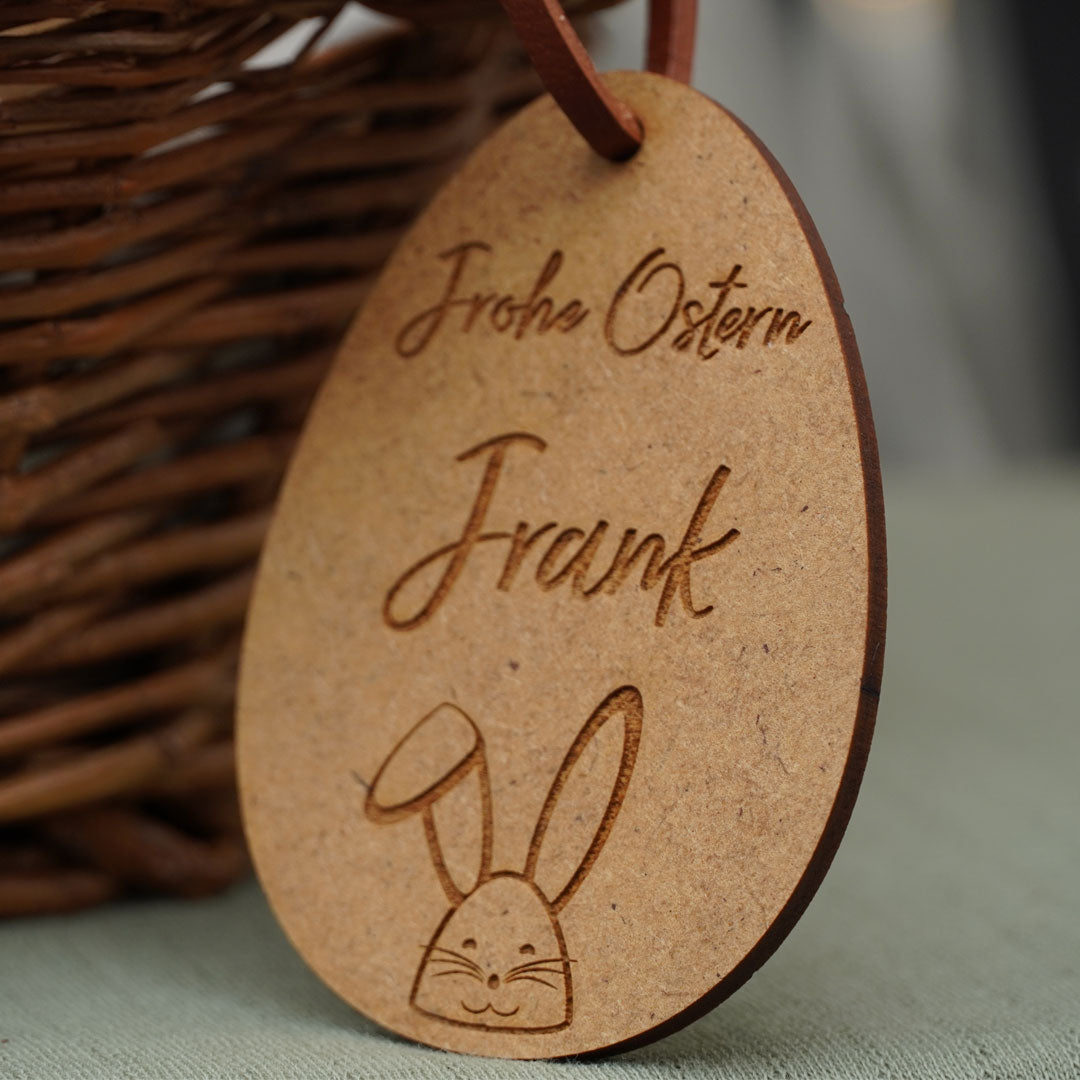 Easter basket with Easter egg, willow | Smacking fritters