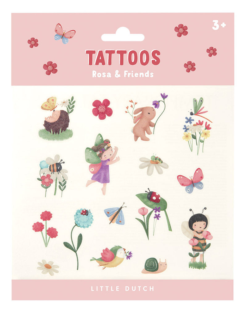 Tatouages enfant Rose & ses amis – Tatouages temporaires pour enfants