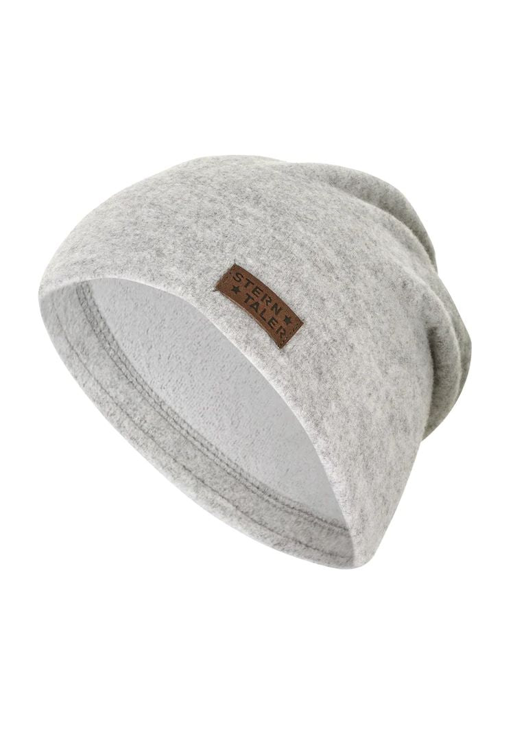 Slouch Beanie Melange size 49 light grey | Sterntaler