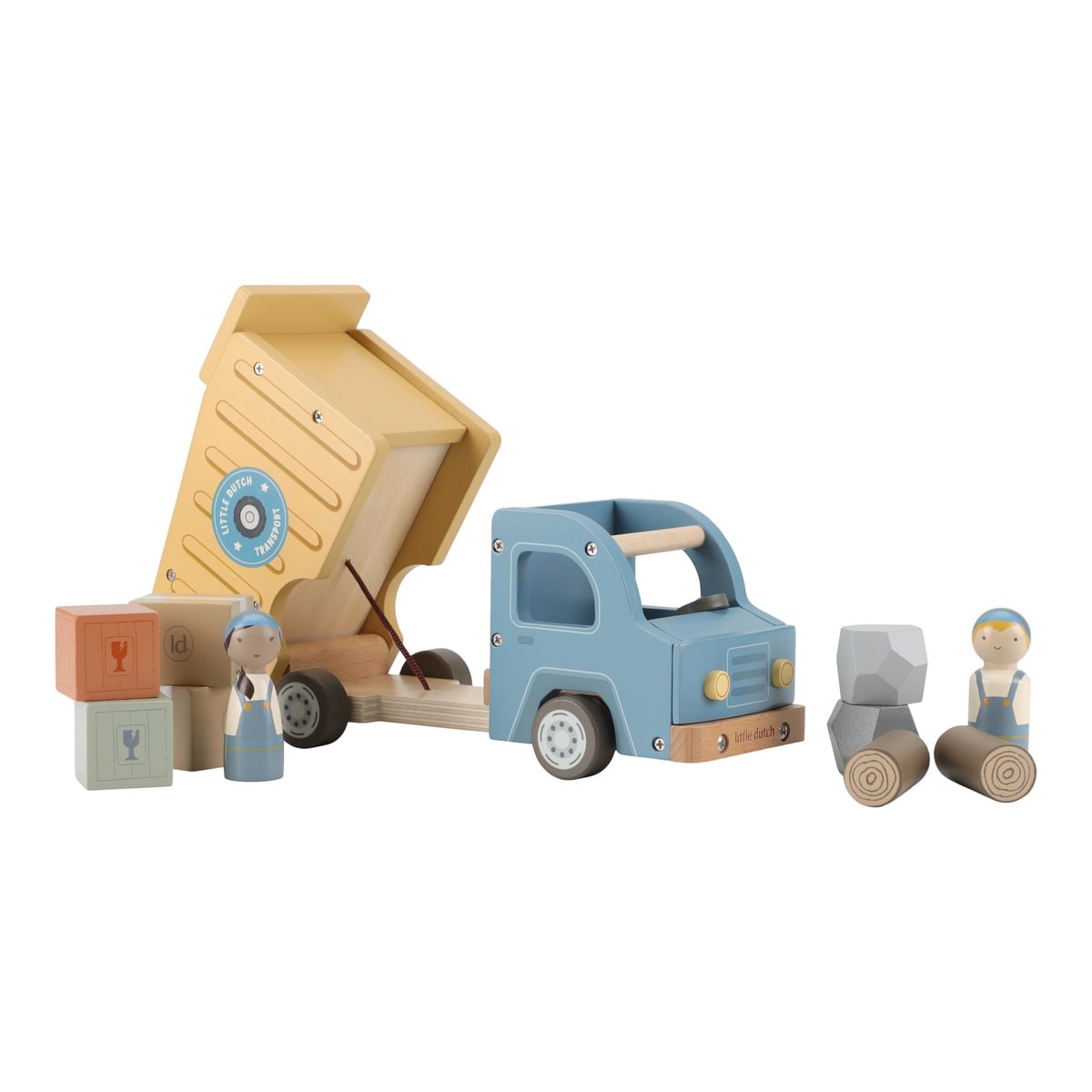 Timber tipper truck