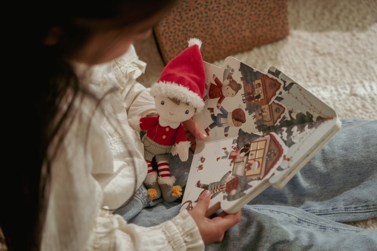 Geschenkset mit Weihnachtsbuch für Babys und Kinder