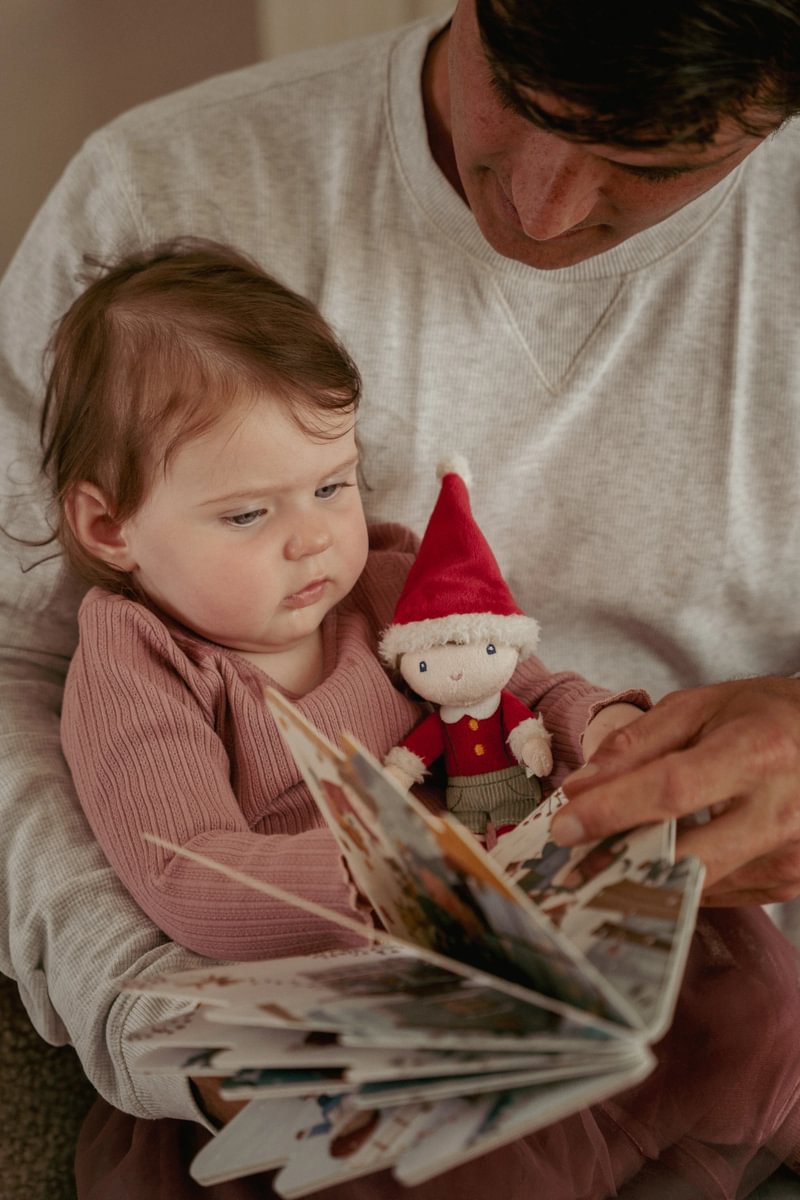 Geschenkset mit Weihnachtsbuch für Babys und Kinder