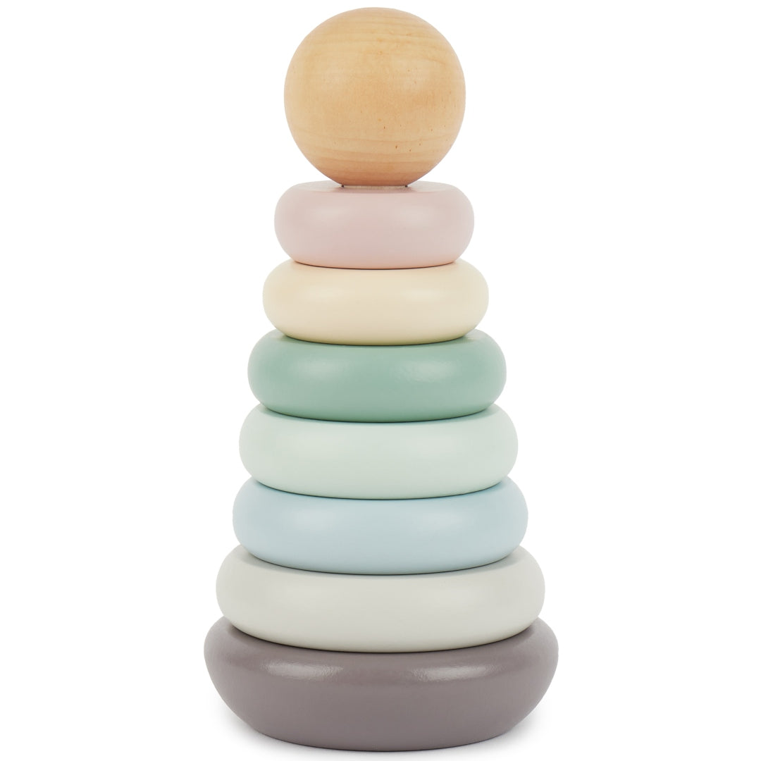 Stacking tower rose wood | bieco