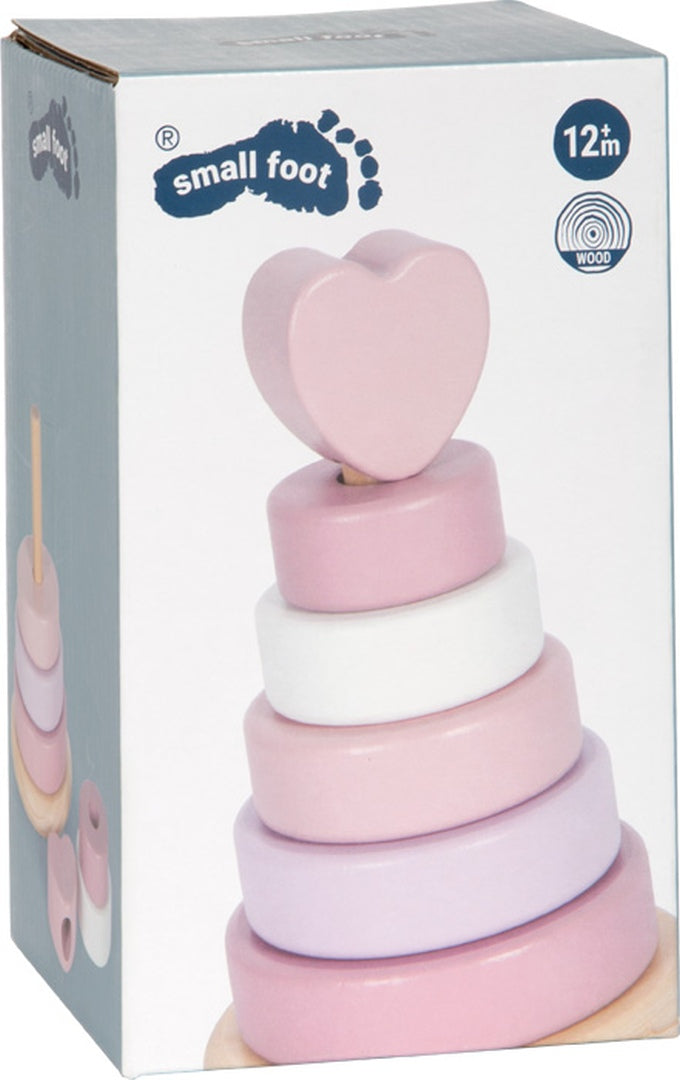 Tour de piles personnalisée rose - Cadeau de naissance | par Schmatzepuffer