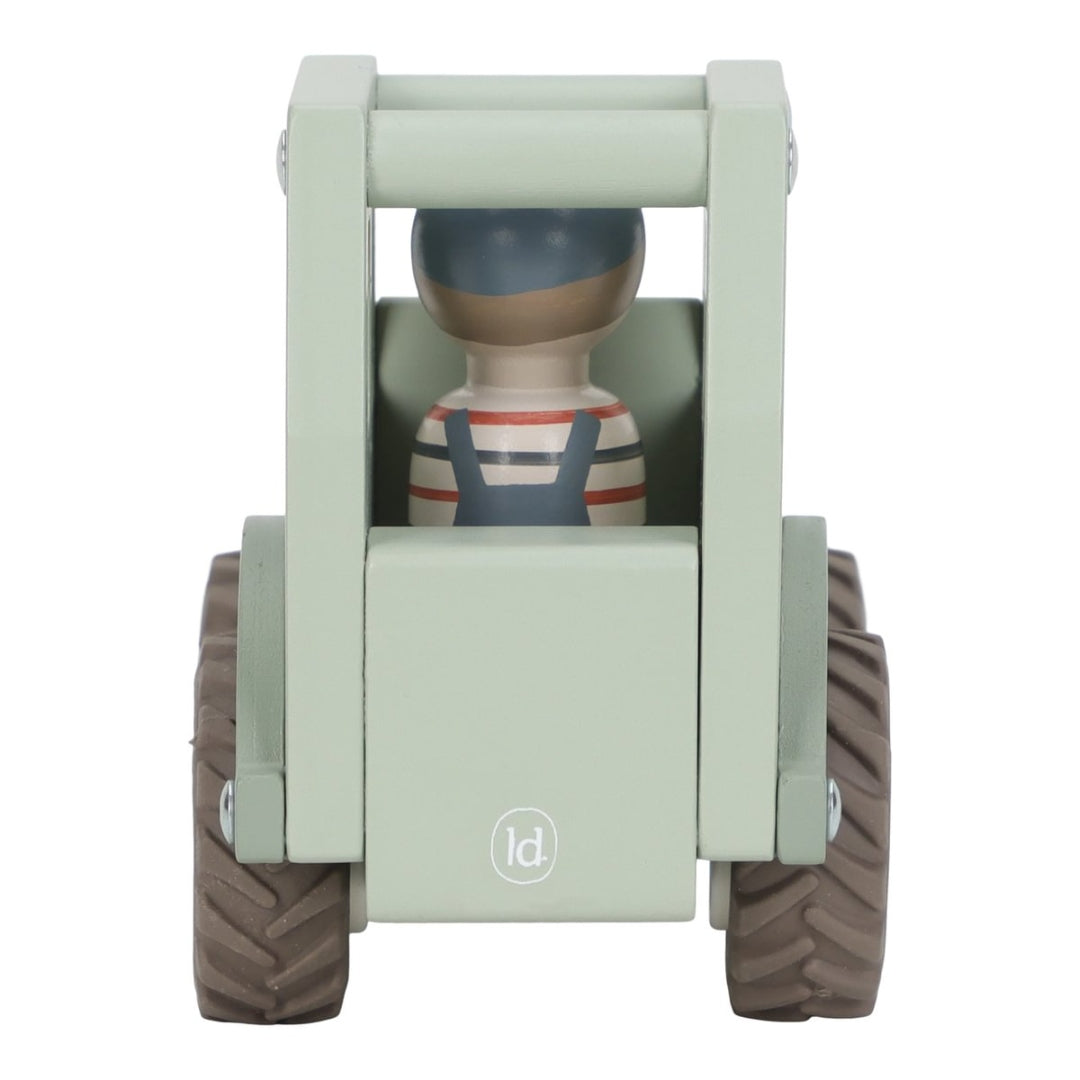 Personalisierter Holztraktor – Holzspielzeug Traktor mit Name | Schmatzepuffer