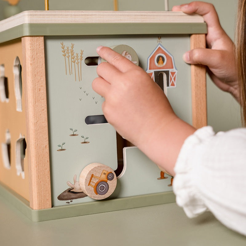 Cube d'activités Little Farm - Pour la naissance