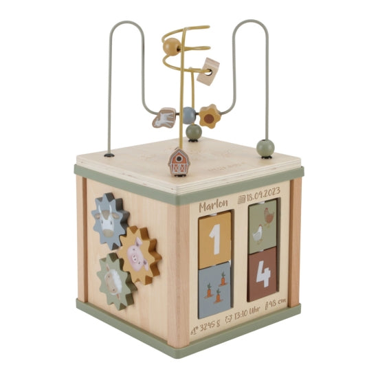 Cube d'activités Little Farm - Pour la naissance