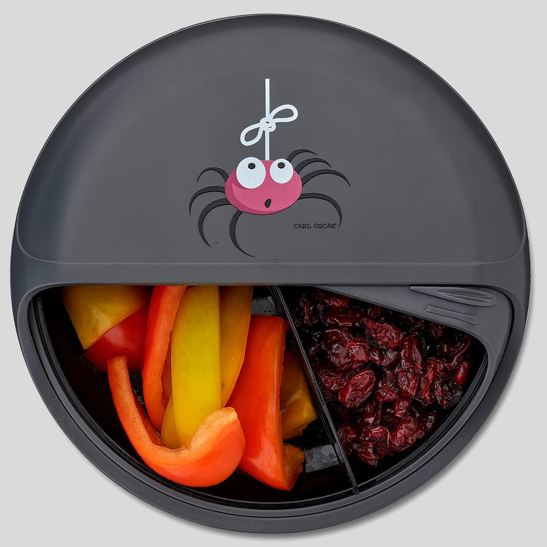 Boîte à lunch BentoDISC™ à 5 compartiments, grise I Carl Oscar