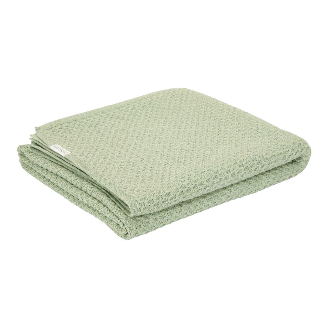 Couette tricotée Pure Sage | Little Dutch