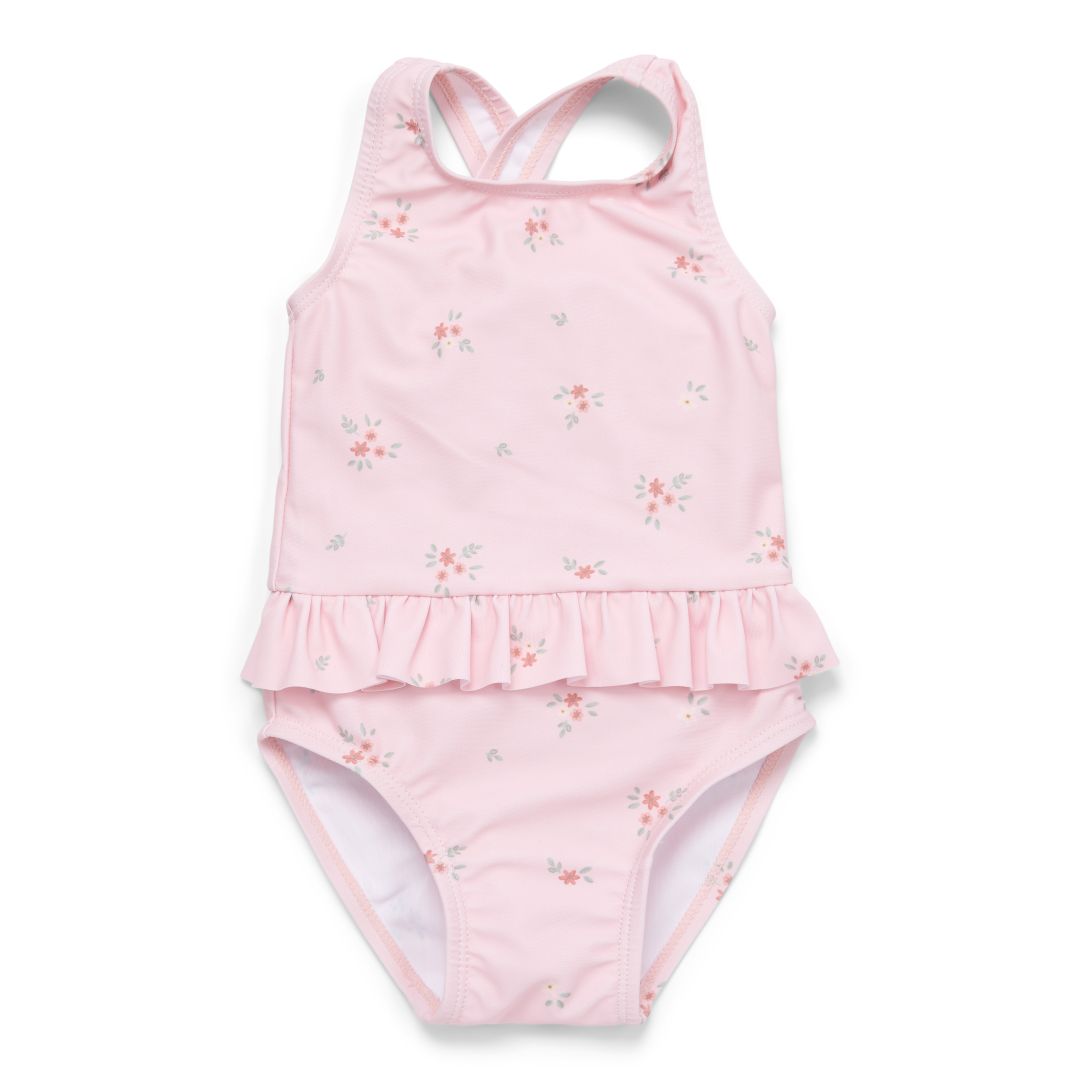 Ruffle Swimsuit Rosy Meadows – Kids' Swimsuit for Summer