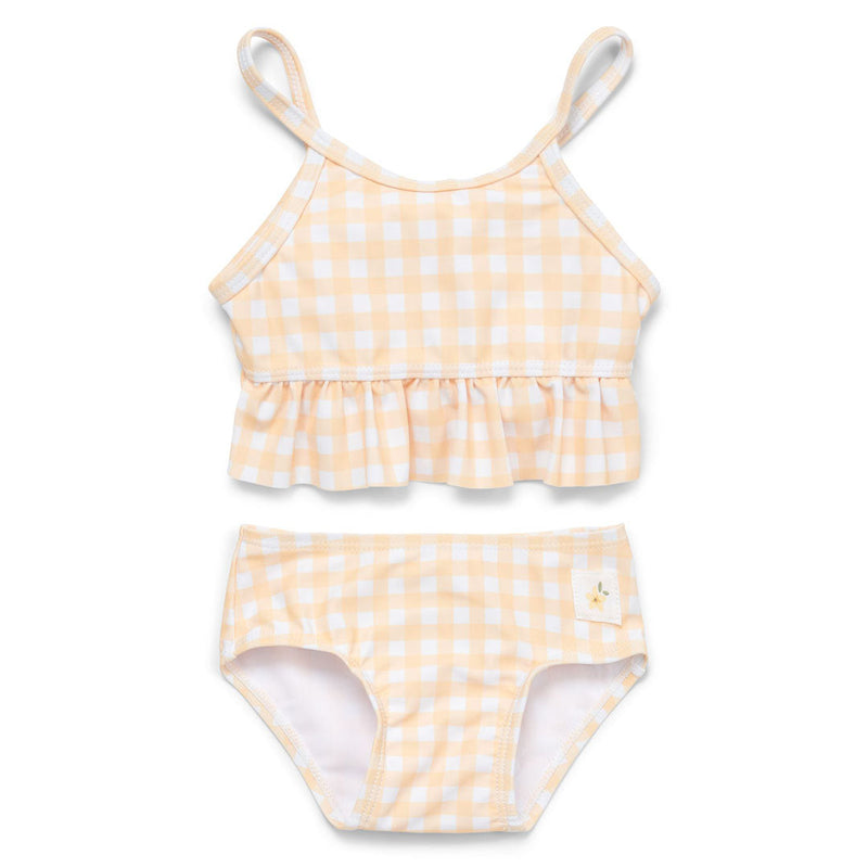 Bikini Ruffles Sunshine Checks – Summer Bikini for Children