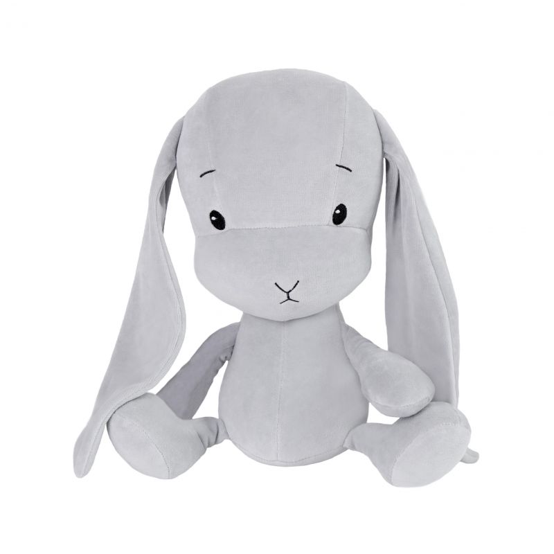 Soft toy rabbit 50 cm, grey / ears grey | Effiki