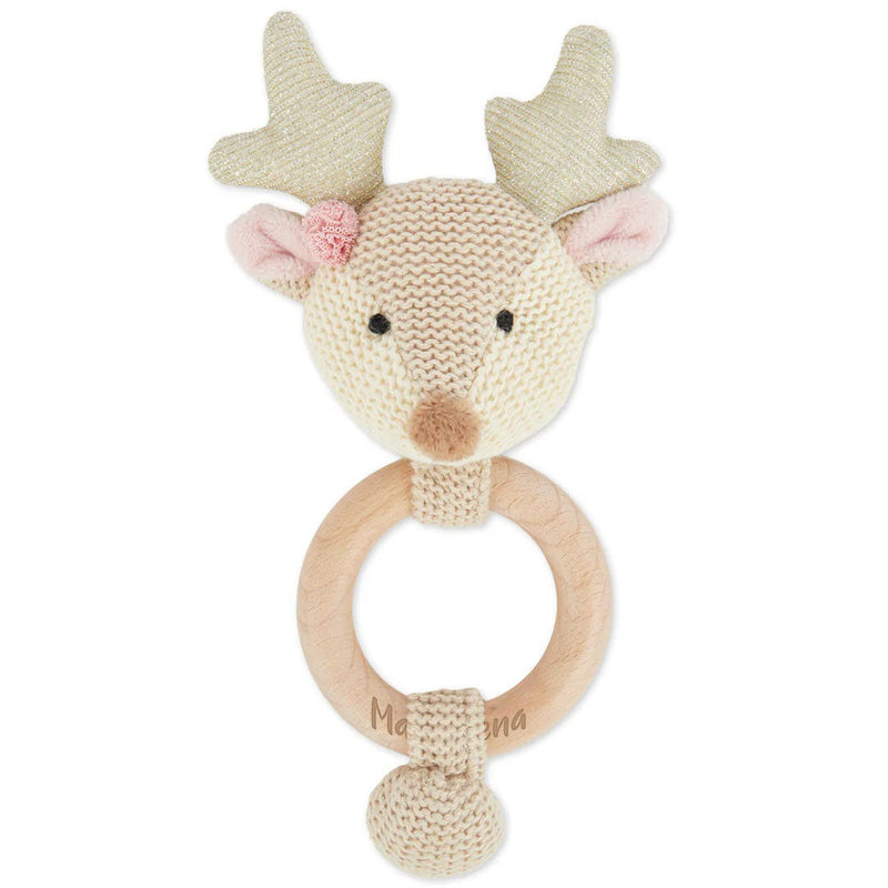 Greifling Reh Lia mit Rassel | Bieco