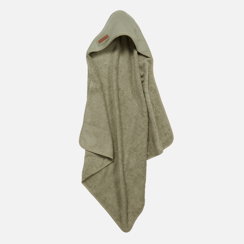 Kapuzenhandtuch Pure Olive | Little Dutch