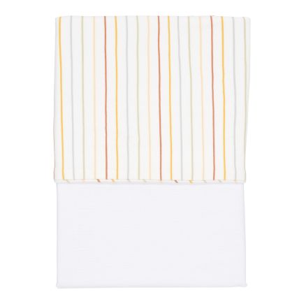 Kinderbettlaken Vintage Sunny Stripes 110 x 140 cm | Little Dutch