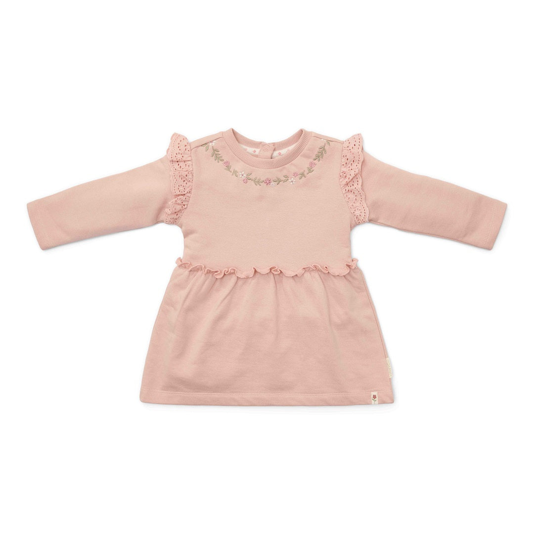 Robe à manches longues Soft Rose – Little Farm | Little Dutch