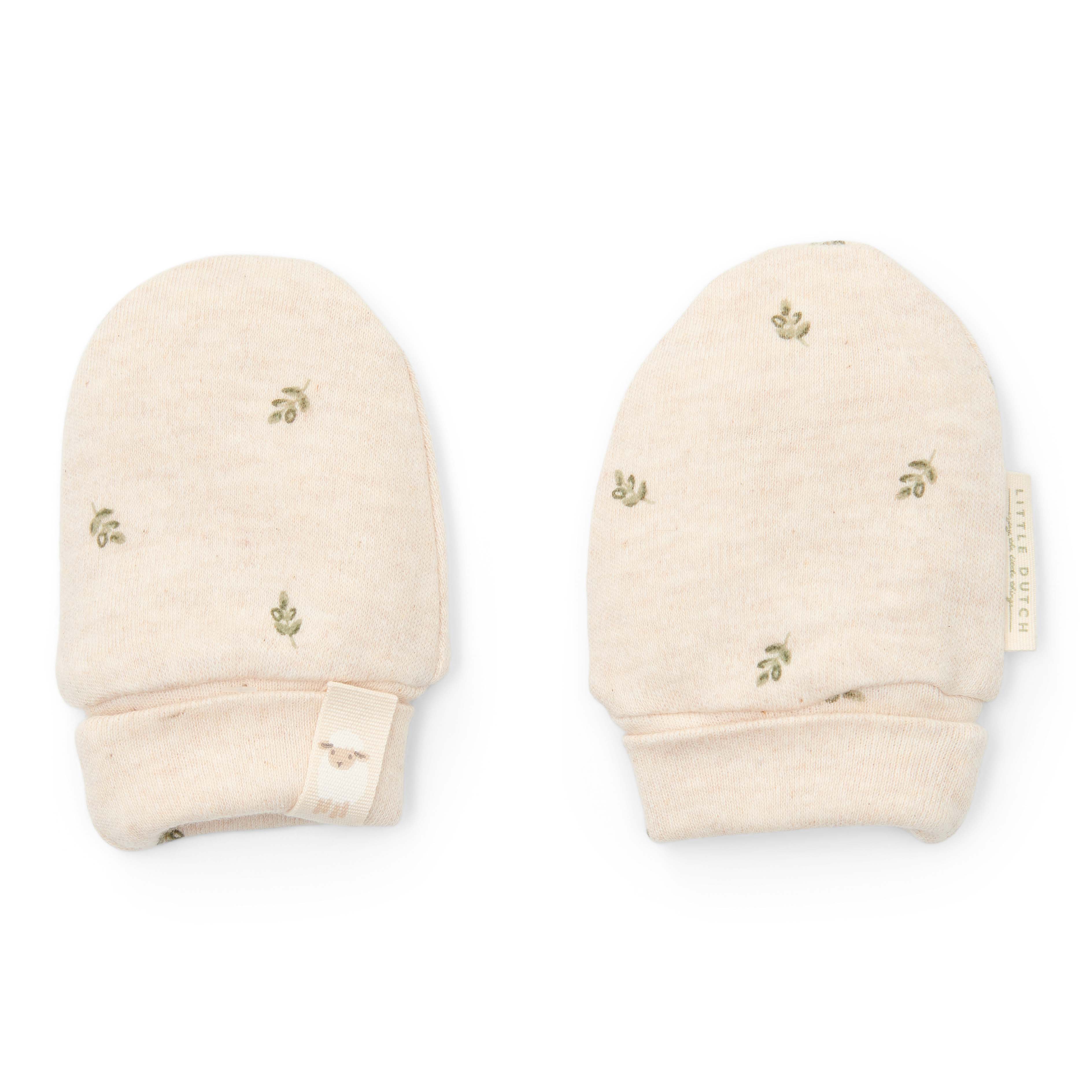 Gants anti-rayures Feuilles vertes - Taille unique - Little Farm | Little Dutch