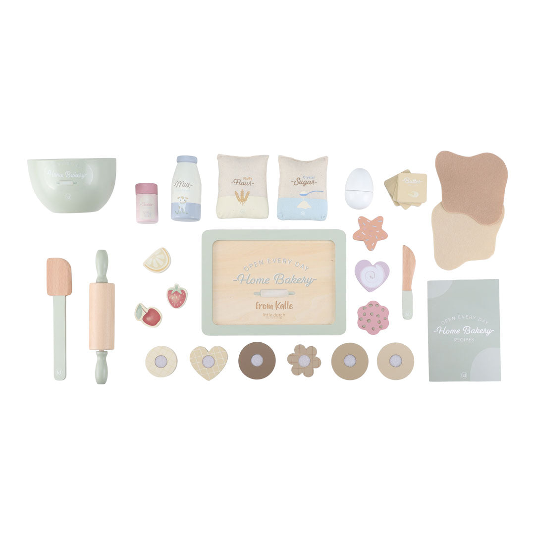 Back Set aus Holz für kleine Kinderküchen