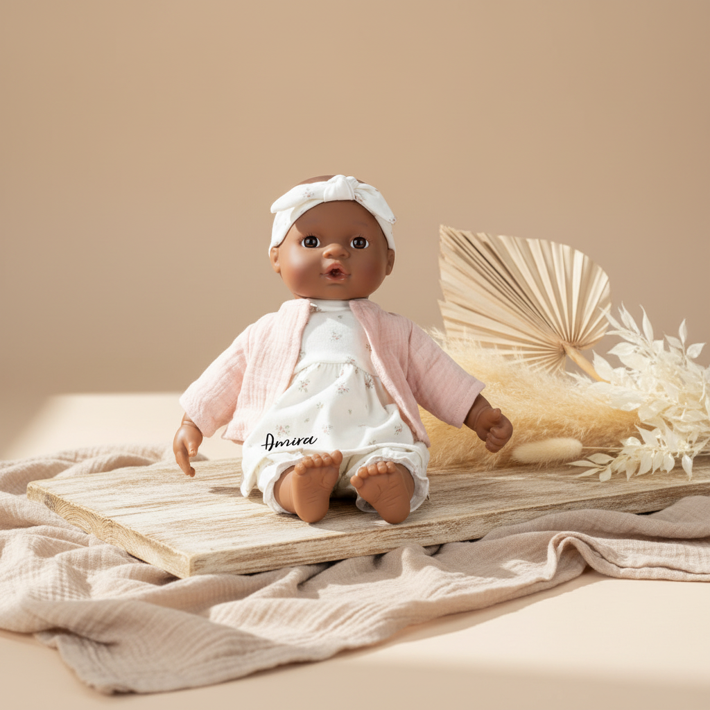 Puppe Noa 7-teiliges-Set personalisiert
