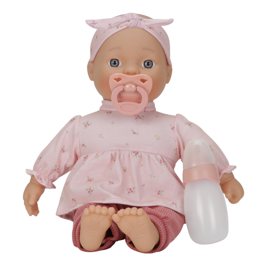 Poupée bébé personnalisée Lily avec prénom et accessoires | Cadeau pour enfants