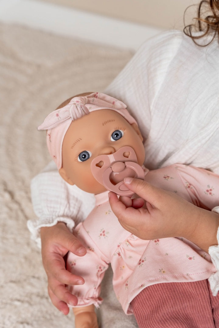 Poupée bébé personnalisée Lily avec prénom et accessoires | Cadeau pour enfants