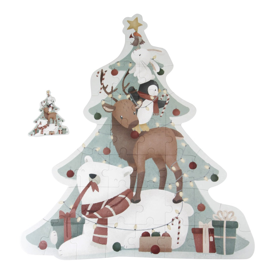 Weihnachtspuzzle XL – Puzzle für Kinder zur Weihnachtszeit