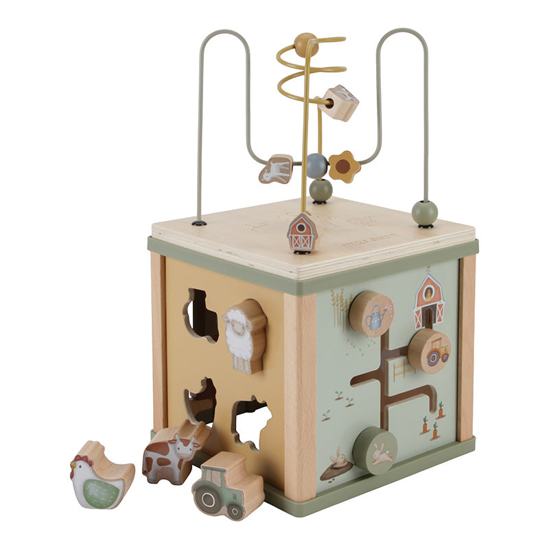 Cube d'activités Little Farm - Pour la naissance