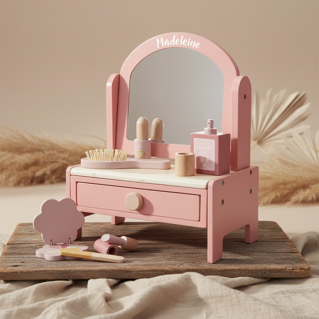 Schminktisch Flowers & Butterflies - bedruckt