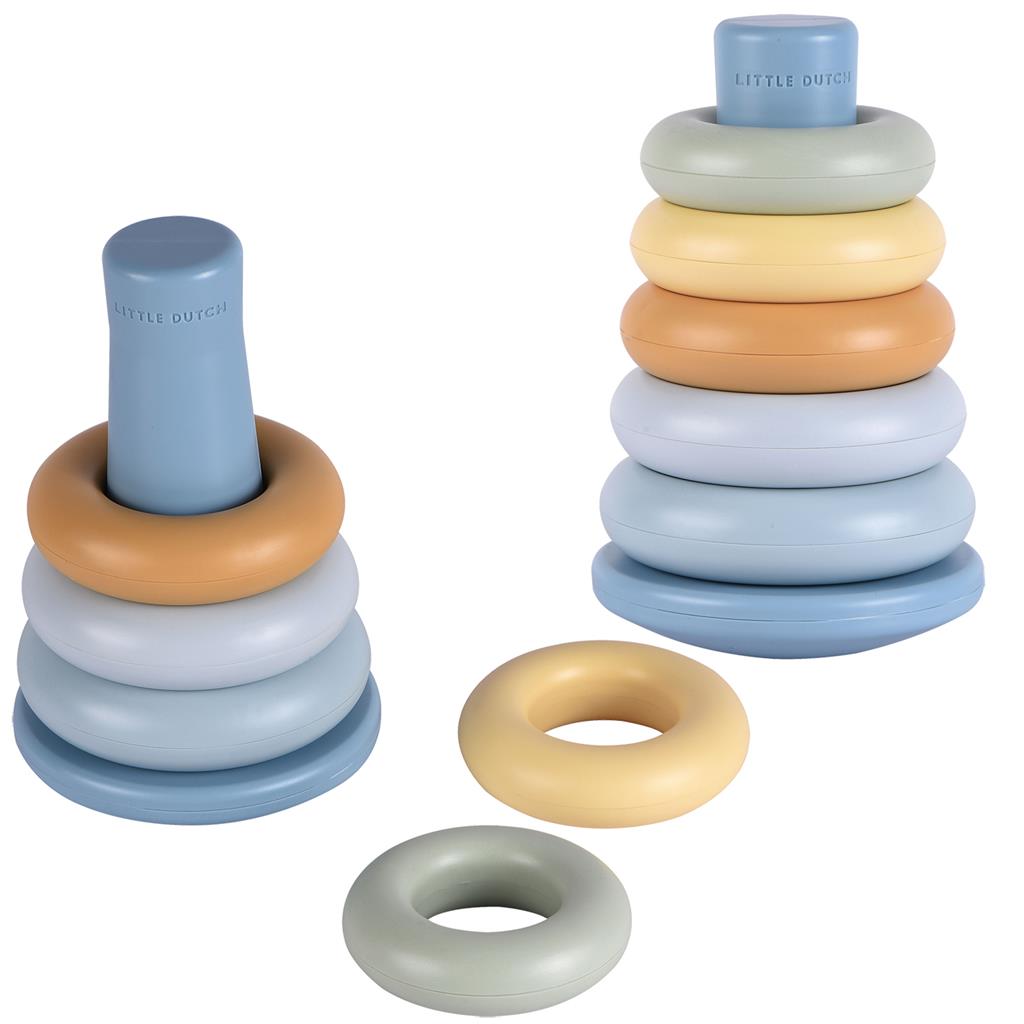 Stacking Tower Blue – Motor Skills Toy for Babies and Toddlers