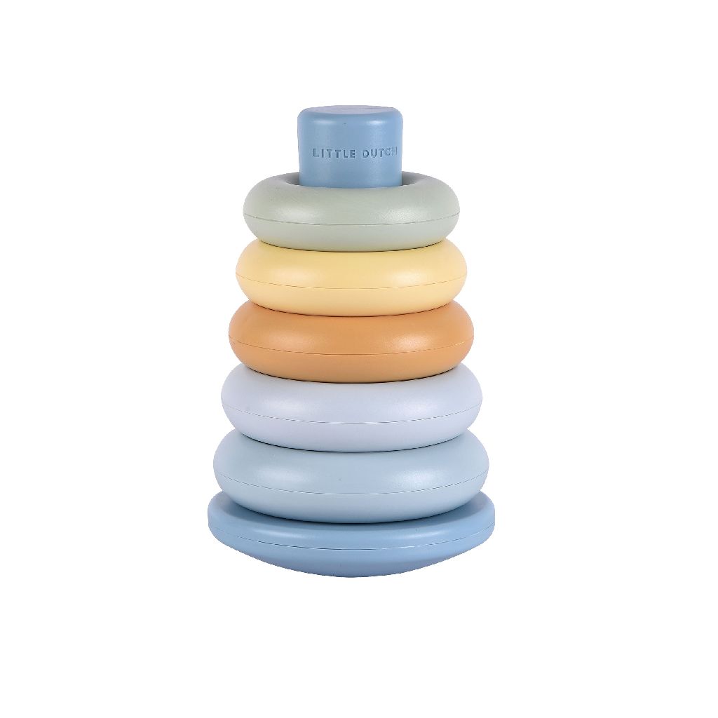 Stacking Tower Blue – Motor Skills Toy for Babies and Toddlers