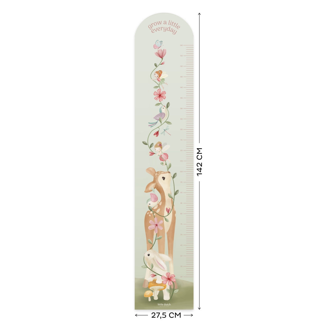 Height chart wall sticker Fairy Garden | Little Dutch